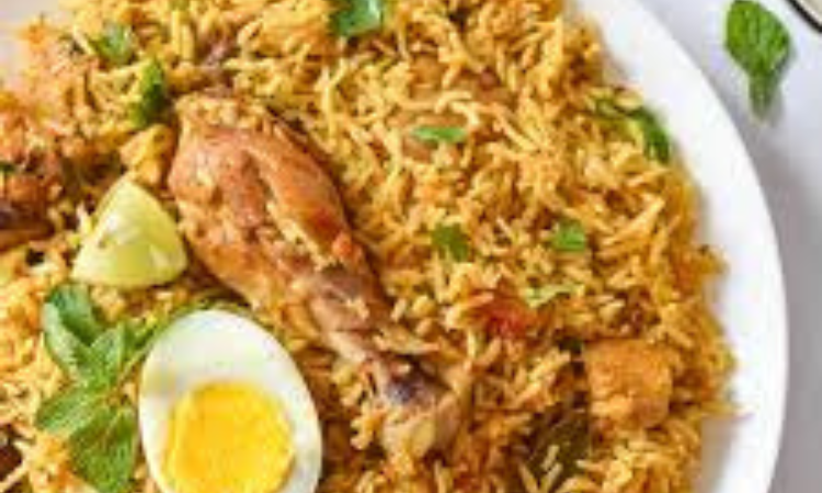 white chicken pulao