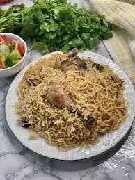 white chicken pulao