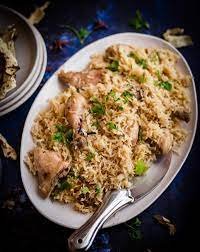 white chicken pulao