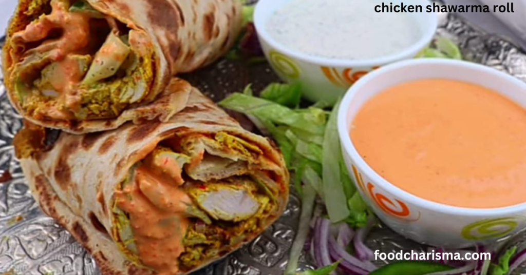 chicken shawarma roll